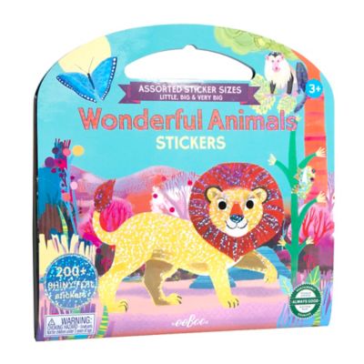 eeBoo Shiny Sticker Book, Wonderful Animals