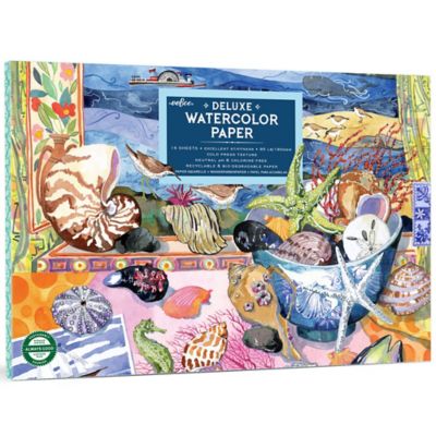 eeBoo Watercolor Pad: Seashells