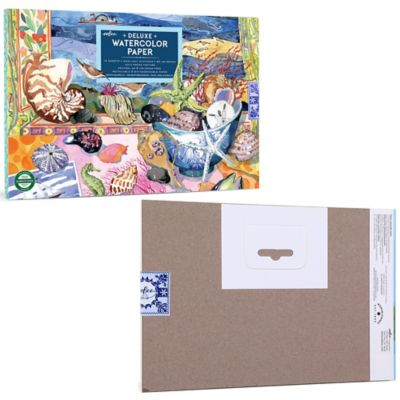 Image showing 6 th eeBoo Watercolor Pad: Seashells