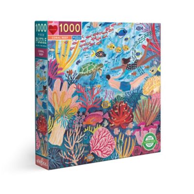 eeBoo Coral Reef 1000 pc. Square Puzzle