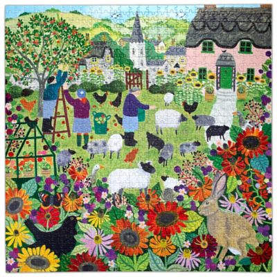 Image showing  pc. & Love: Village Orchard - 1000 pc. Puzzle