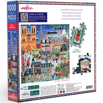 Image showing  pc. & Love, Paris Christmas, 1000 pc. Puzzle