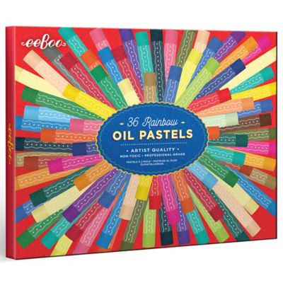 eeBoo Oil Pastels: Rainbow, 36 pc.