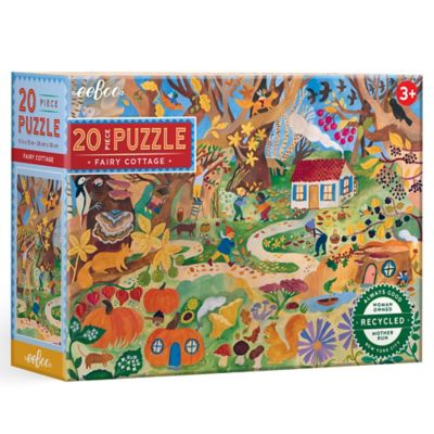 eeBoo 20 pc. Puzzle: Fairy Cottage