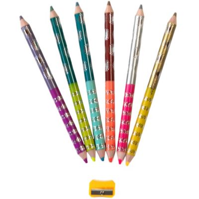 Image showing 1 th eeBoo Jumbo Double-Sided Pencils: Sea Life, 6 pc.