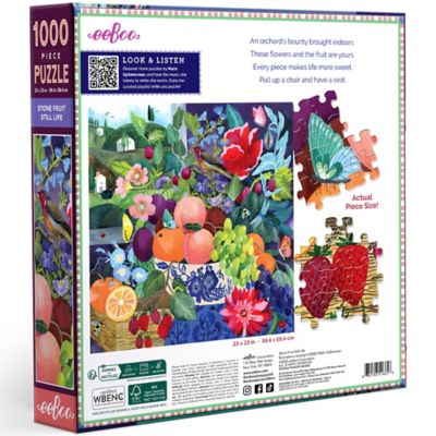 Image showing  pc. & Love: Stone Fruit Still Life - 1000 pc. Puzzle