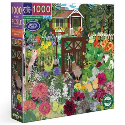 eeBoo Piece & Love: Scandinavian Garden - 1000 pc. Puzzle