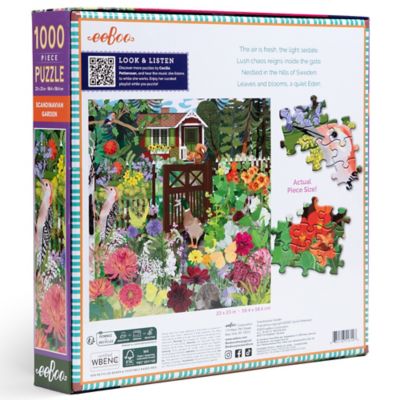Image showing  Piece & Love: Scandinavian Garden - 1000 pc. Puzzle