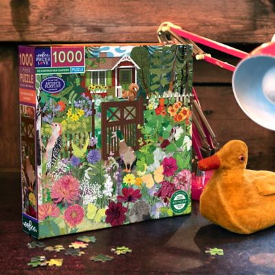 Image showing  Piece & Love: Scandinavian Garden - 1000 pc. Puzzle