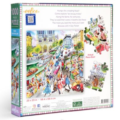 Image showing  Piece & Love: Paris Bookseller - 1000 pc. Puzzle