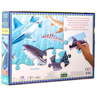 Image showing  100 pc. Puzzle & Poster: Love Of Sharks