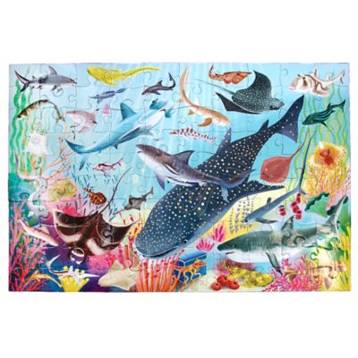Image showing  100 pc. Puzzle & Poster: Love Of Sharks