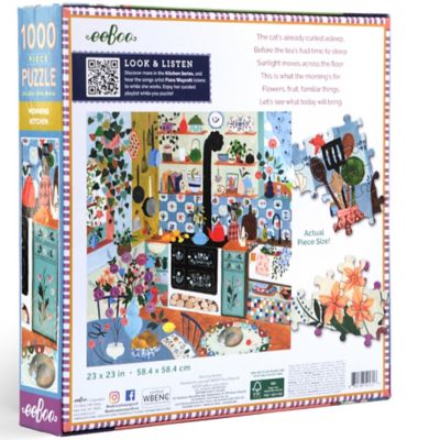 Image showing 1 th eeBoo pc. & Love: Morning Kitchen - 1000 pc. Puzzle