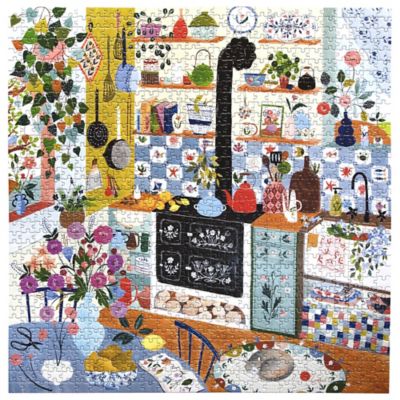 Image showing 2 th eeBoo pc. & Love: Morning Kitchen - 1000 pc. Puzzle