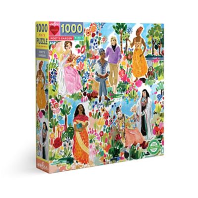 eeBoo Poet's Garden 1000 pc. Square Puzzle
