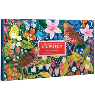 eeBoo Oil Pastels: Strawberry Peeps - 50 pc