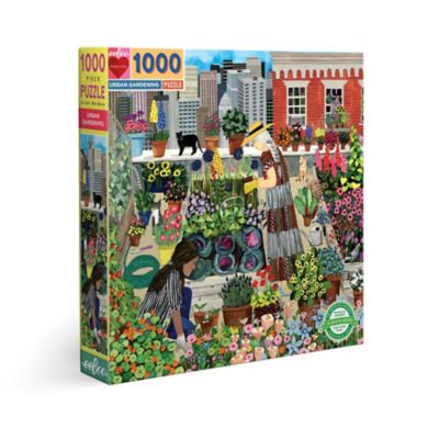 eeBoo Urban Gardening 1000 pc. Square Puzzle