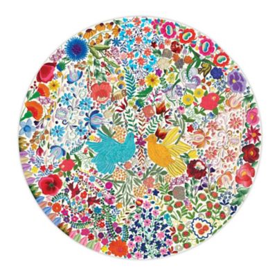 Image showing  Blue Bird Yellow Bird 500 pc. Round Puzzle