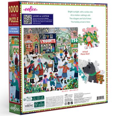 Image showing  Piece & Love, Christmas in the Square, 1000 pc. Puzzle