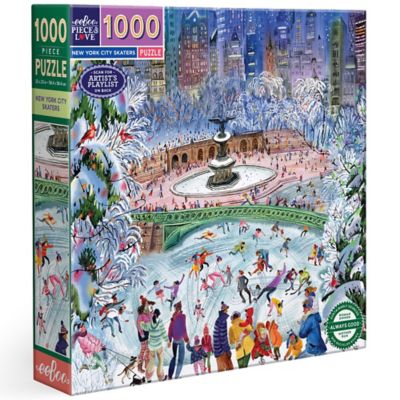 eeBoo Piece & Love, New York City Skaters, 1000 pc. Puzzle