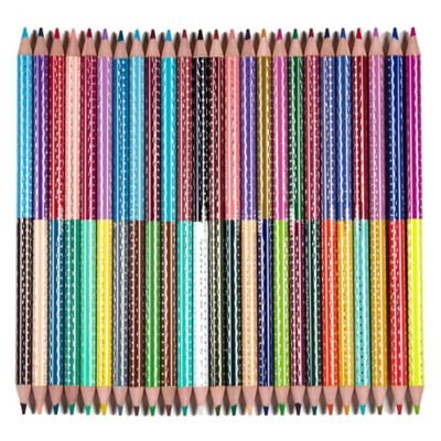 Image showing  Double-Sided Colored Pencils Rainbow, 25 pc.