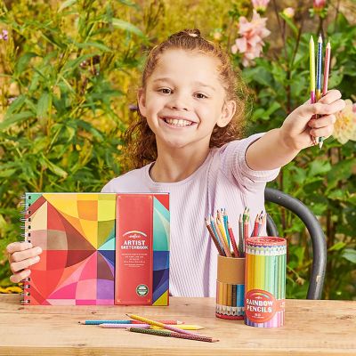 Image showing  Double-Sided Colored Pencils Rainbow, 25 pc.