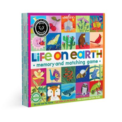eeBoo Memory & Matching Game - Life on Earth