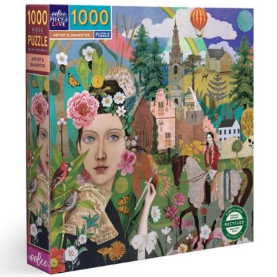 eeBoo pc. & Love: Artist & Daughter - 1000 pc. Puzzle