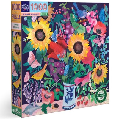 eeBoo Piece & Love: Summer Bouquet - 1000 pc. Puzzle