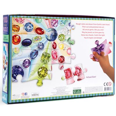 Image showing  100 pc. Puzzle, Crystals & Gems