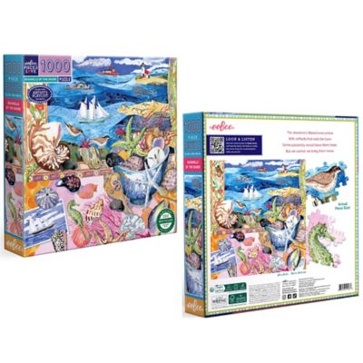 Image showing 6 th eeBoo Piece & Love: Seashells by the Shore - 1000 pc. Puzzle