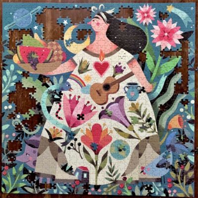 Image showing 5 th eeBoo Mother Earth 1000 pc. Square Puzzle