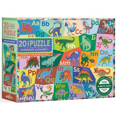 eeBoo 20 pc. Puzzle: Dinosaur Alphabet