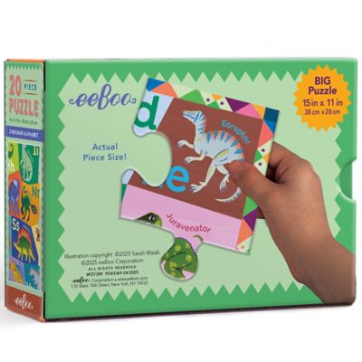 Image showing  20 pc. Puzzle: Dinosaur Alphabet
