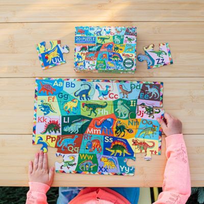 Image showing  20 pc. Puzzle: Dinosaur Alphabet