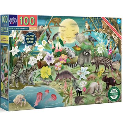 eeBoo 100 pc. Puzzle, Love of Nocturnal Life