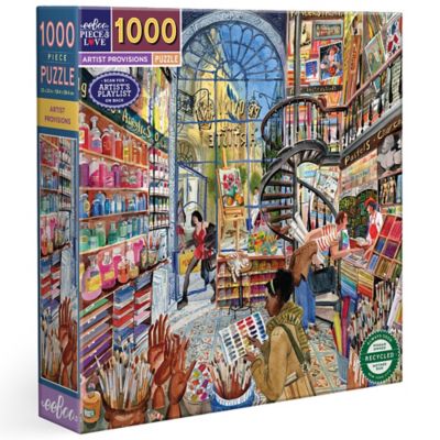 eeBoo Piece & Love: Artist Provisions - 1000 pc. Puzzle