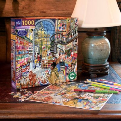 Image showing  Piece & Love: Artist Provisions - 1000 pc. Puzzle