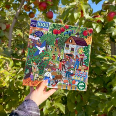 Image showing  pc. & Love: Fall Apple Picking - 1000 pc. Puzzle