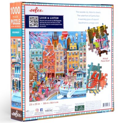 Image showing  Piece & Love Stockholm, 1000 pc. Puzzle