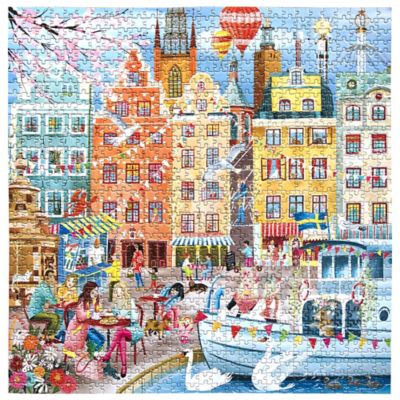 Image showing  Piece & Love Stockholm, 1000 pc. Puzzle