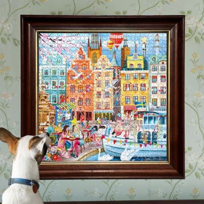 Image showing  Piece & Love Stockholm, 1000 pc. Puzzle