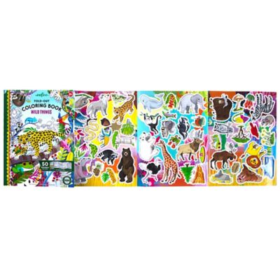 Image showing  Fold-Out Coloring Book, Wild Things