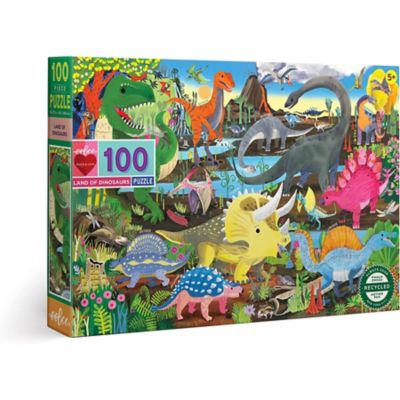 eeBoo Land of Dinosaurs - 100 pc. Puzzle