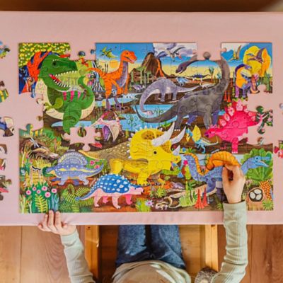 Image showing  Land of Dinosaurs - 100 pc. Puzzle