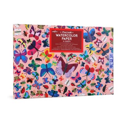 eeBoo Butterflies Watercolor Pad