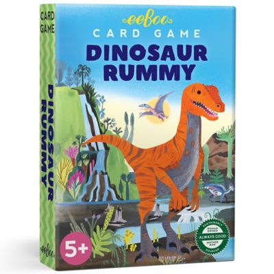 eeBoo Rummy Card Game, Dinosaur