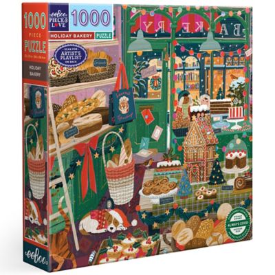 eeBoo Piece & Love, Holiday Bakery, 1000 pc. Puzzle