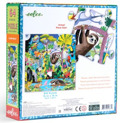 Image showing  64 pc. Puzzle: Rainforest