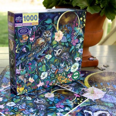 Image showing 3 th eeBoo pc. & Love: Moon Garden - 1000 pc. Puzzle